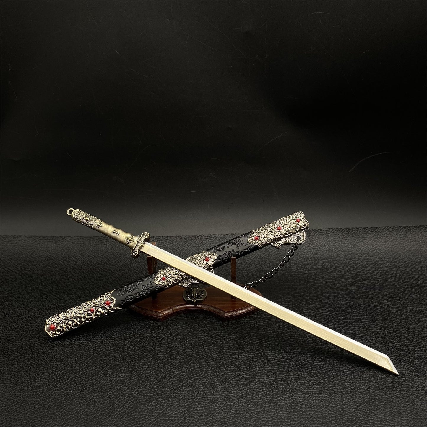 Ancient Chinese Style Swords Tiny Sword Metal Replica Collection