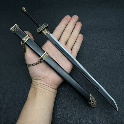 Ancient Chinese Style Swords Tiny Sword Metal Replica Collection