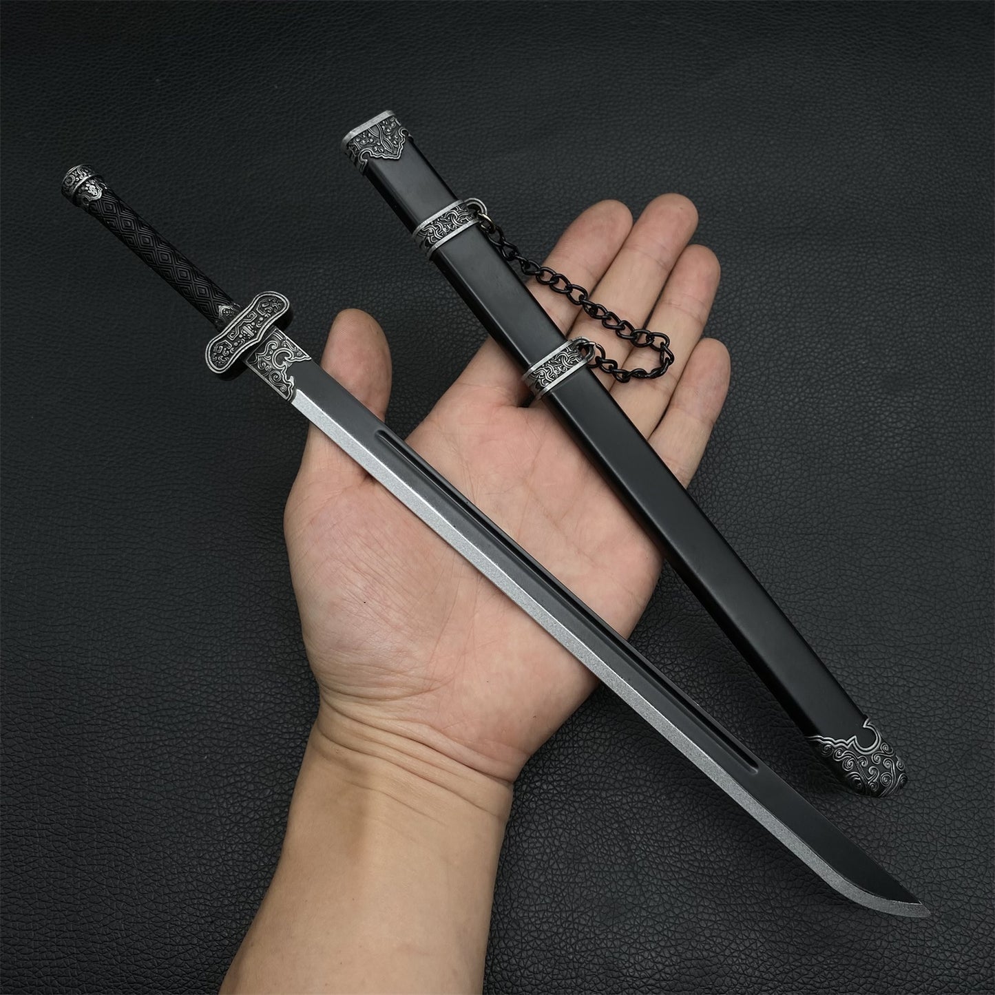 Ancient Chinese Style Swords Tiny Sword Metal Replica Collection