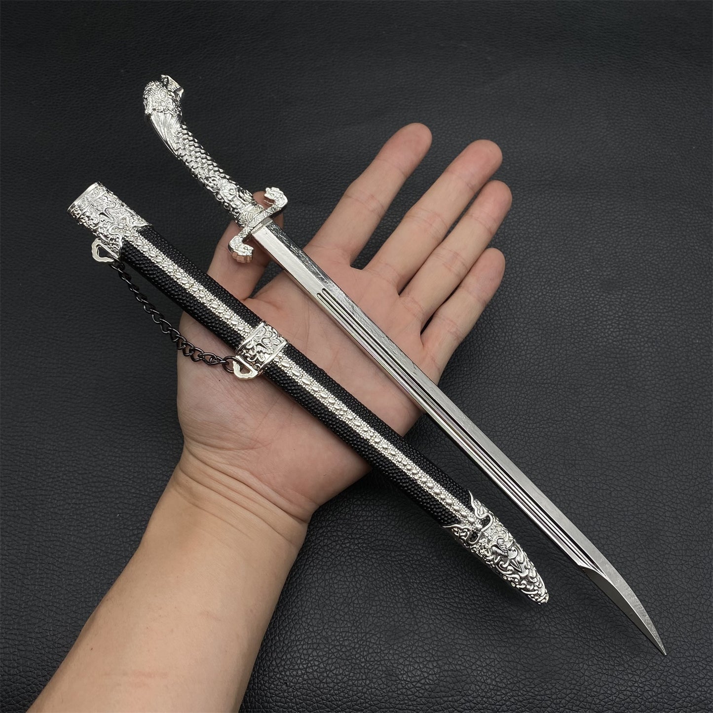 Ancient Chinese Style Swords Tiny Sword Metal Replica Collection