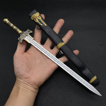 Ancient Chinese Style Swords Tiny Sword Metal Replica Collection