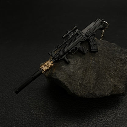 Tiny T95-1 Metal Gun Keychain