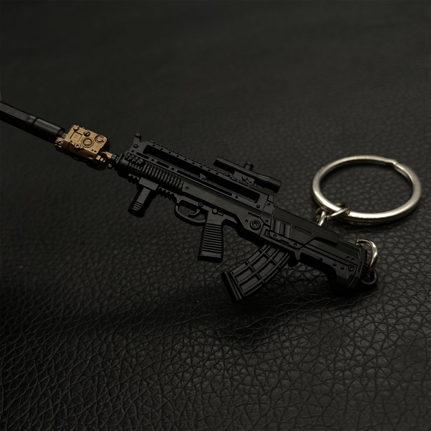 Tiny T95-1 Metal Gun Keychain