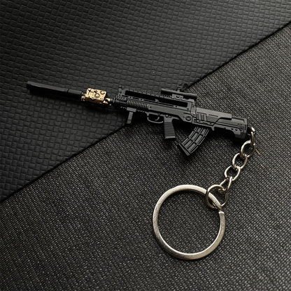Tiny T95-1 Metal Gun Keychain