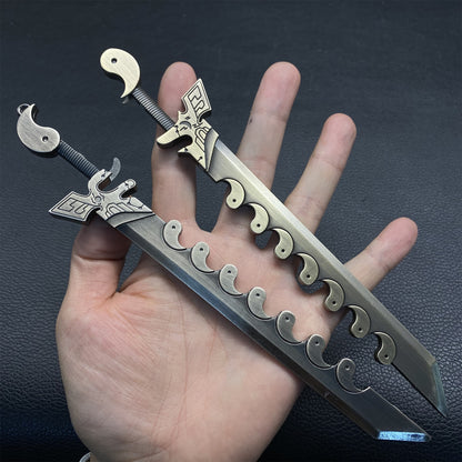Chinese Ancient Tai Chi Bagua Sword Metal Replica