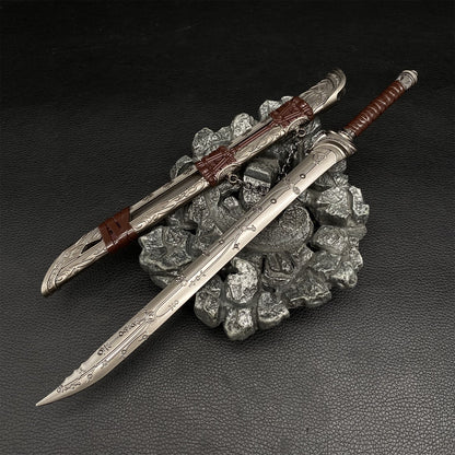 Anime peripheral metal Taiping blades Mini Replica Display Collection