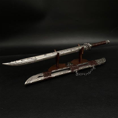 Anime peripheral metal Taiping blades Mini Replica Display Collection