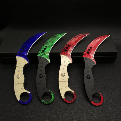 Alloy Talon Karambit Blunt Knife Props
