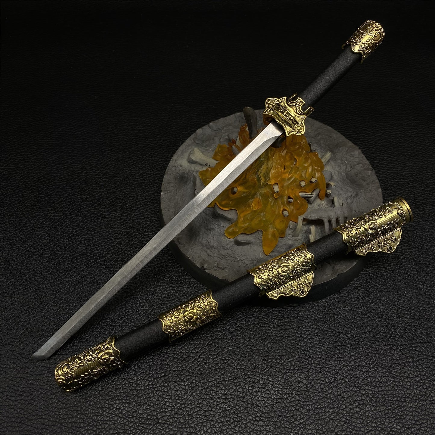 Mini Steel Tang Sword Hand-Forged Tea Knife Replica