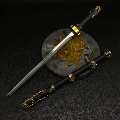 Hand-Forged Steel Tang Sword Tea Knife Replica