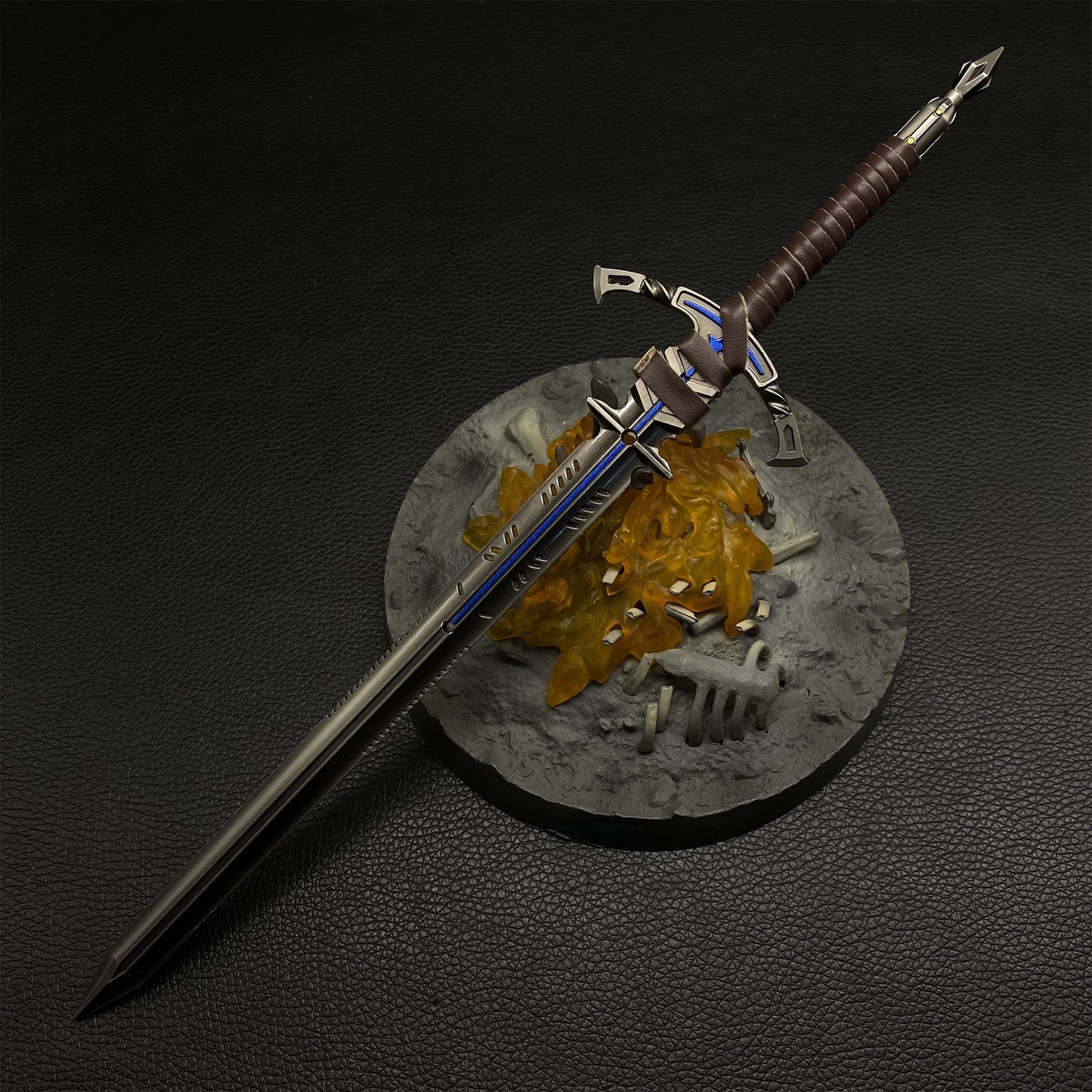 30CM/11.8" Everforged Sword Metal Miniature For Collection