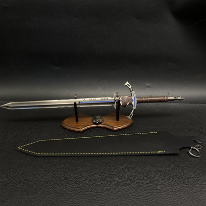 30CM/11.8" Everforged Sword Metal Miniature For Collection