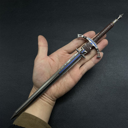 30CM/11.8" Everforged Sword Metal Miniature For Collection