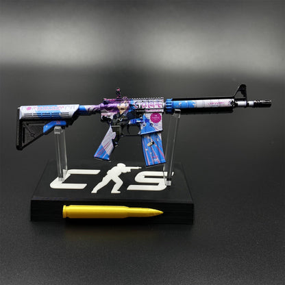 Hot Skin M4A4 Temukau Mini Game Replica Game Prop Collectible