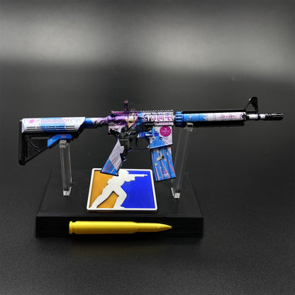 Hot Skin M4A4 Temukau Mini Game Replica Game Prop Collectible