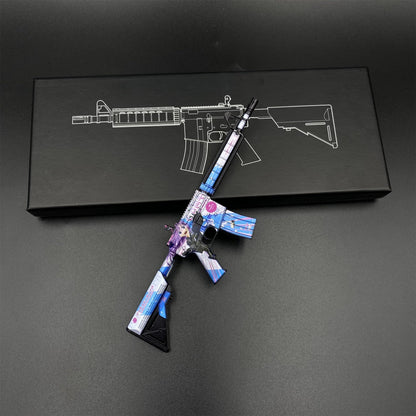 Hot Skin M4A4 Temukau Mini Game Replica Game Prop Collectible