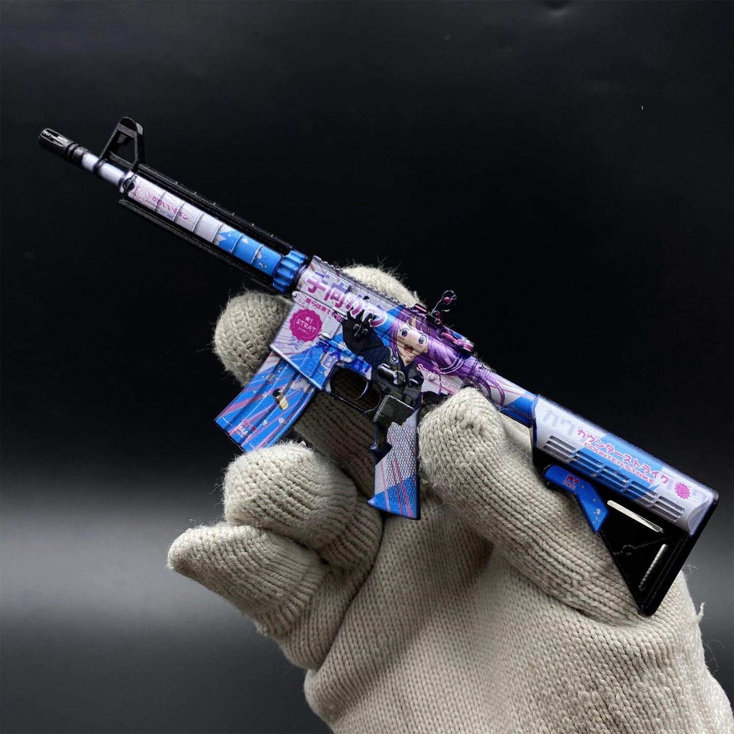 CS2 Hot Game Skin - M4A4 Gun Mini Metal Replica For Collectible
