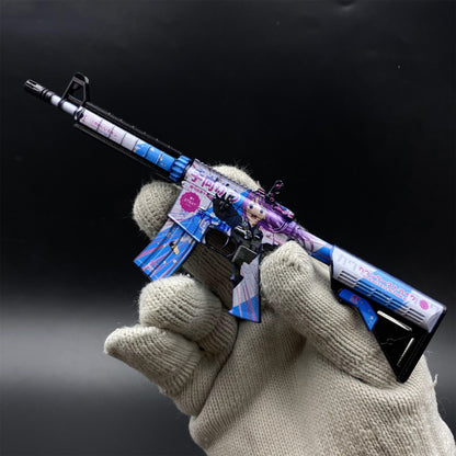 CS2 Hot Game Skin - M4A4 Gun Mini Metal Replica For Collectible