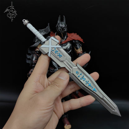 DNF Game Metal Terra Stone Sword Mini Replica