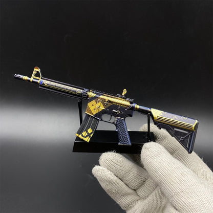 CS2 Mini M4A4 The Coalition Metal Skin Replica - Game Prop Collectible