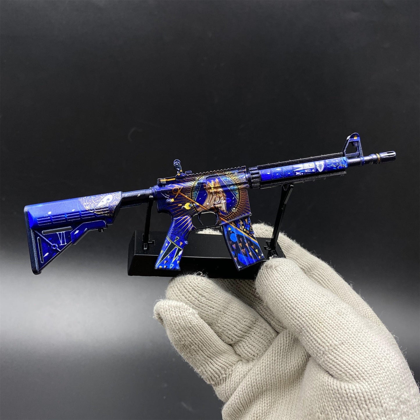 M4A4 The Emperor Mini Game Skin Replica, Game Prop Collectible