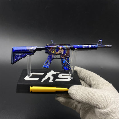 M4A4 The Emperor Mini Game Skin Replica, Game Prop Collectible