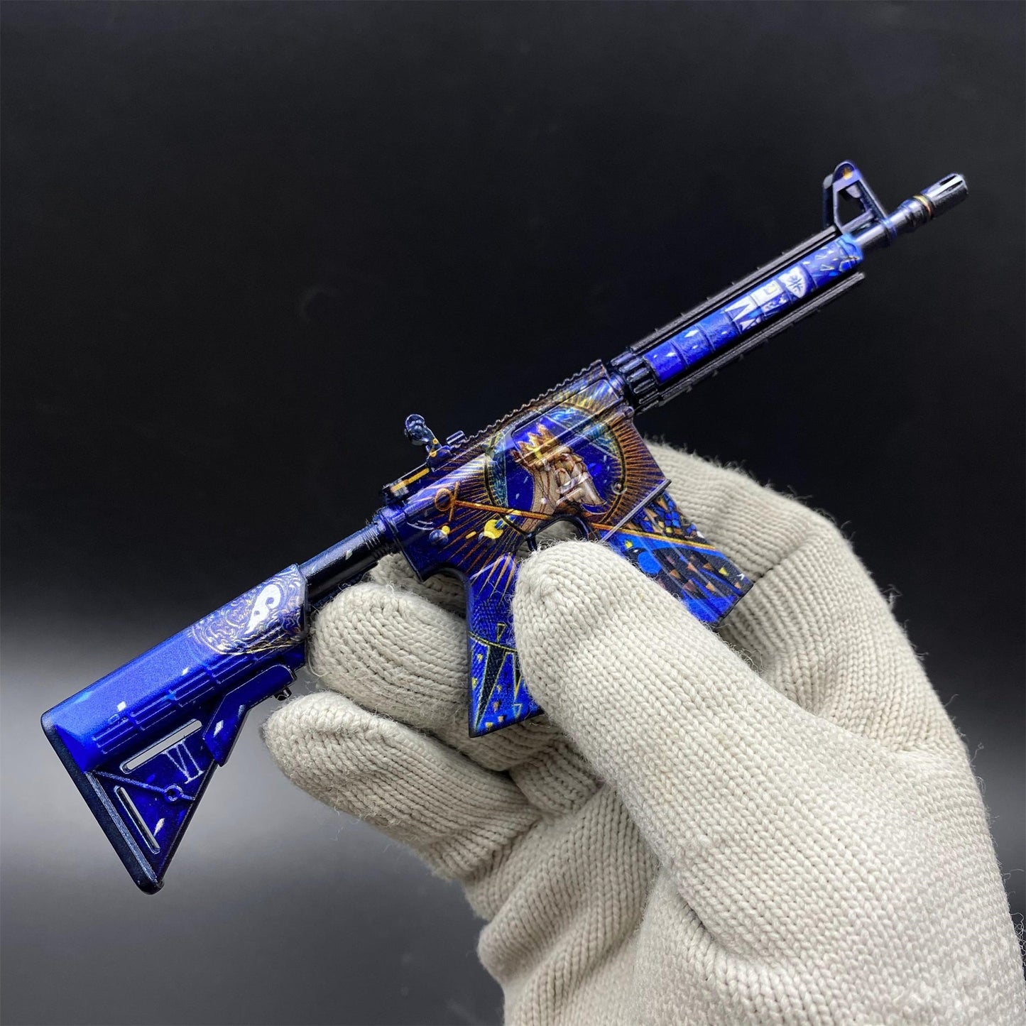 M4A4 The Emperor Mini Game Skin Replica, Game Prop Collectible