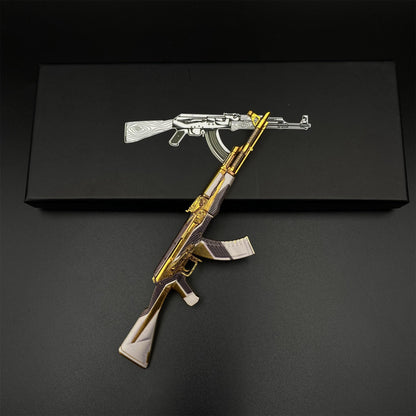 Hot Game CS2 AK47 The Oligarch Skin Mini Metal Replica Game Prop Collectible