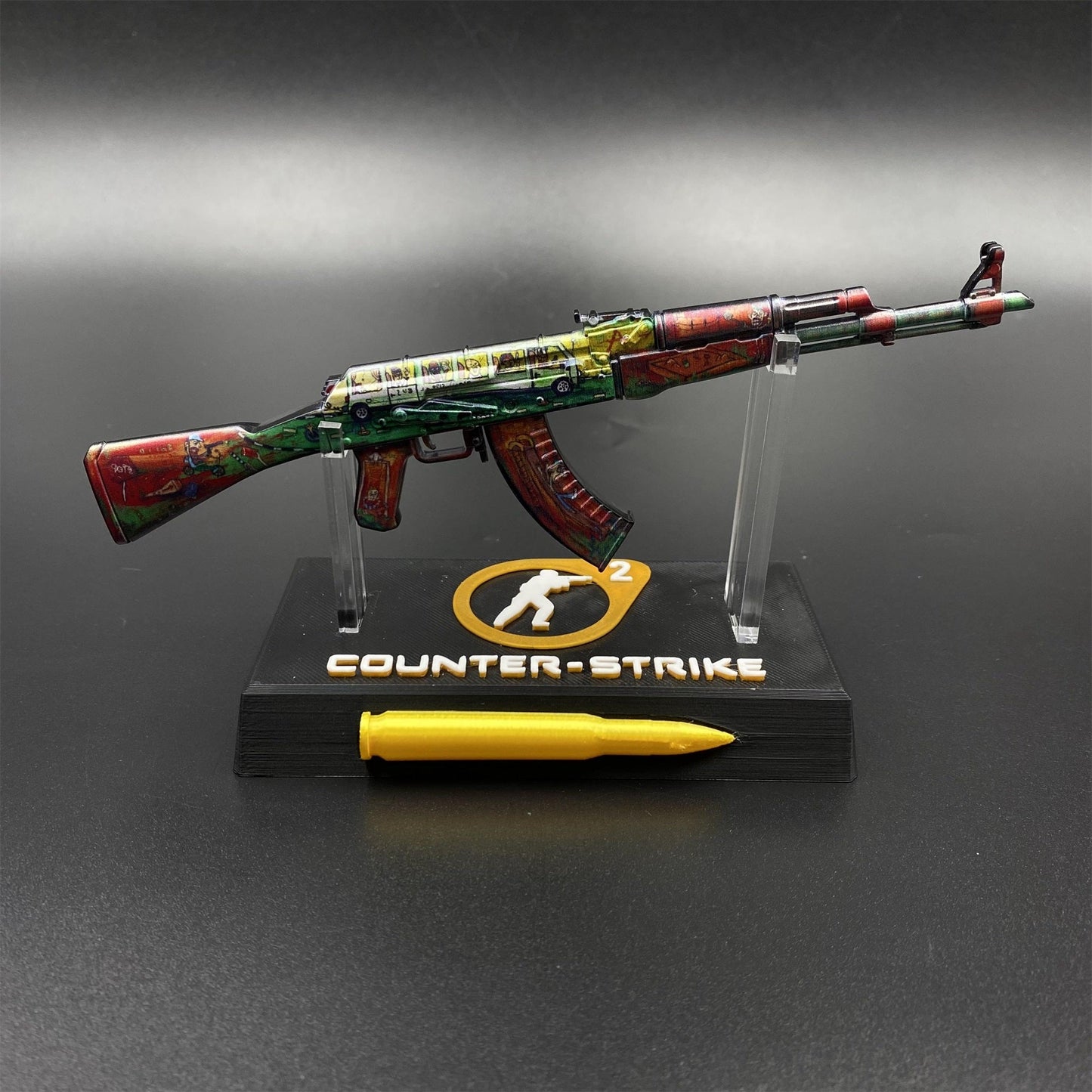 Hot Game CS2 AK47 The Outsiders Metal Replica Game Prop Collectible