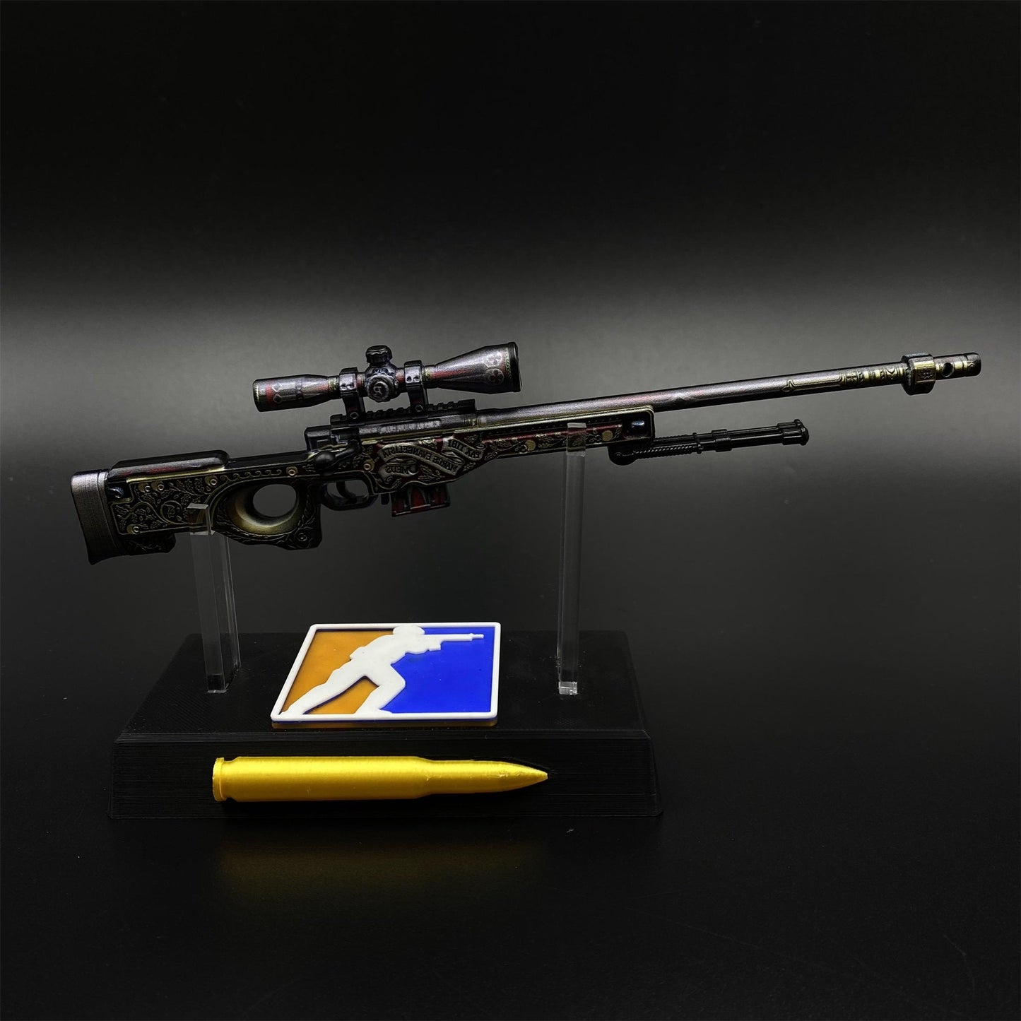 Hot Game CS2 The Prince AWP Metal Replica Game Prop Collectible