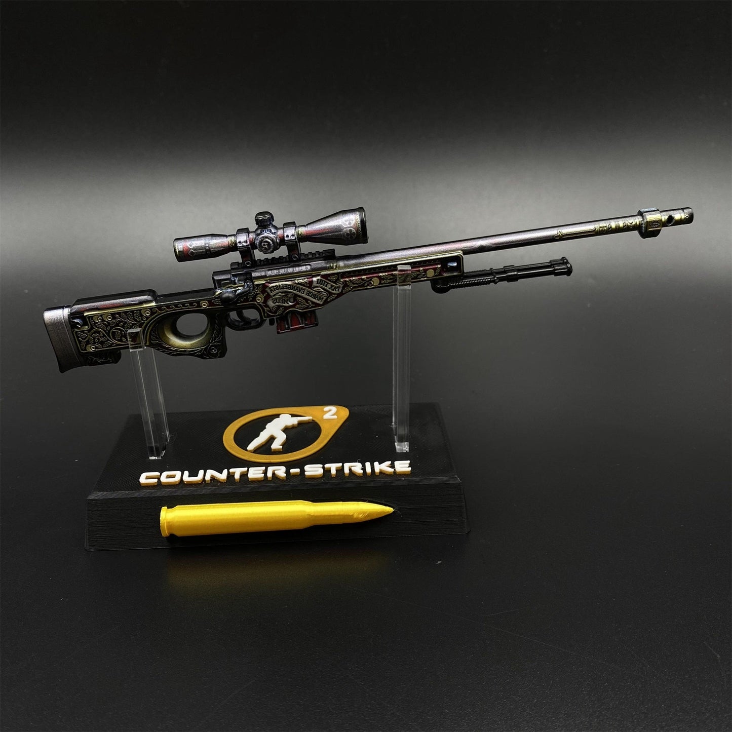 Hot Game CS2 The Prince AWP Metal Replica Game Prop Collectible
