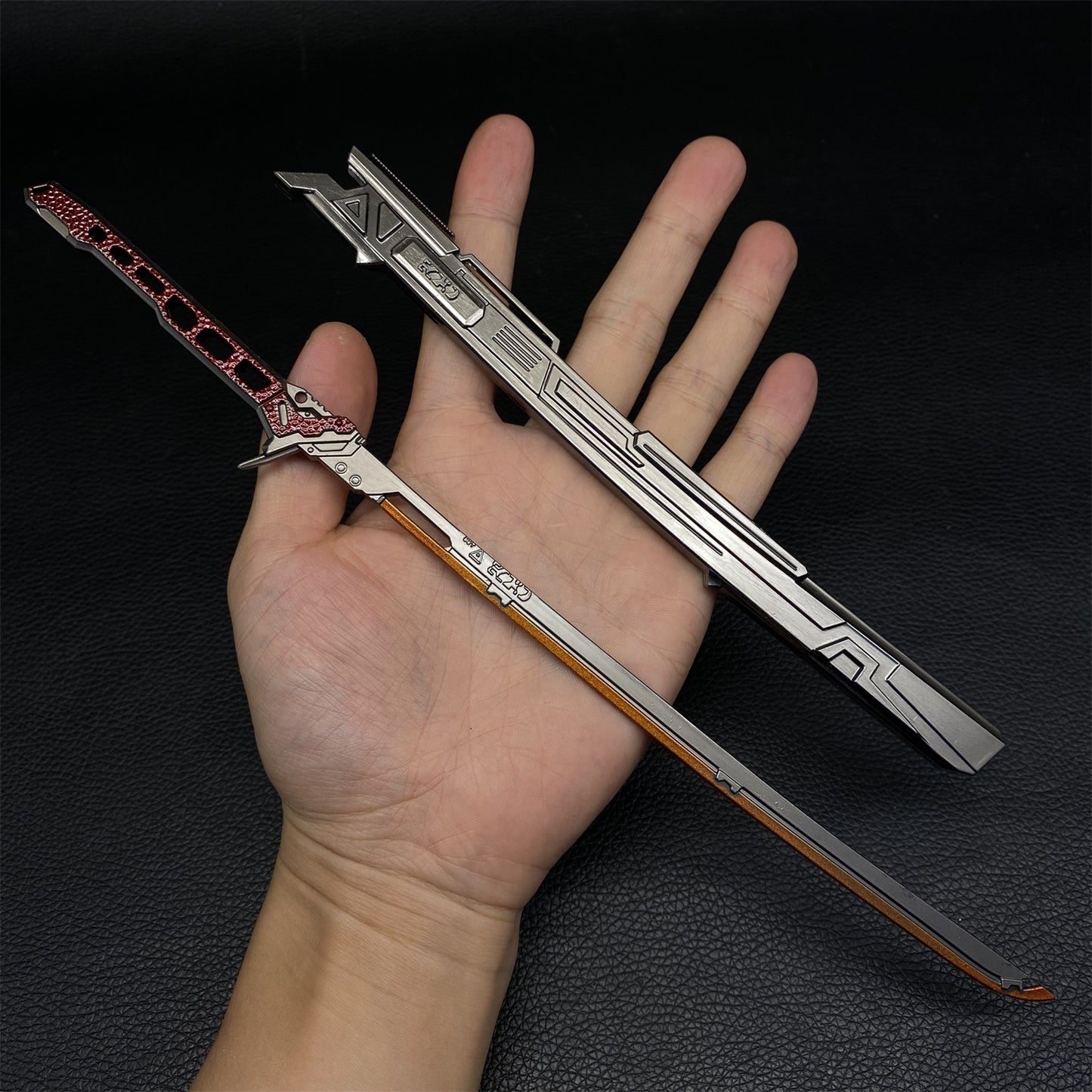 Thermal Katana "Errata"Sword Metal Mini Replica