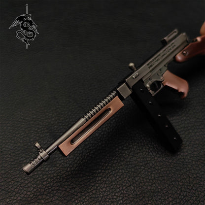 Thompson Submachine Gun Miniature Metal SMG Small Gun Model