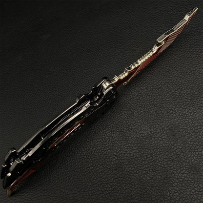 Metal Thunder Flame  Butterfly Knife Replica