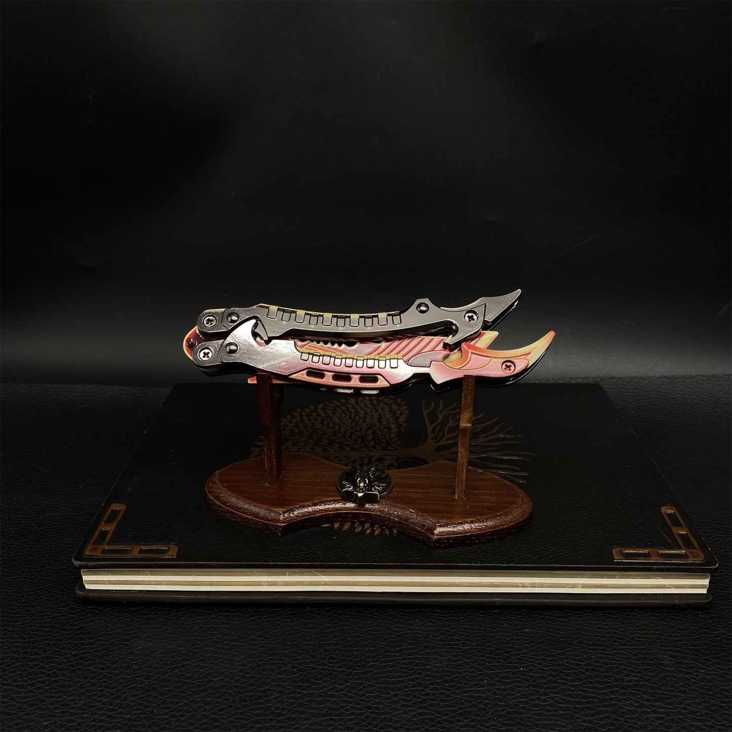 Metal Thunder Flame  Butterfly Knife Replica