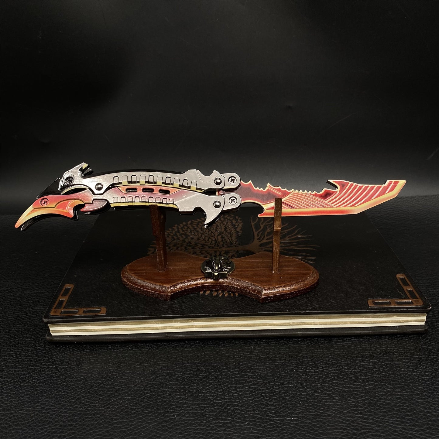 Metal Thunder Flame  Butterfly Knife Replica