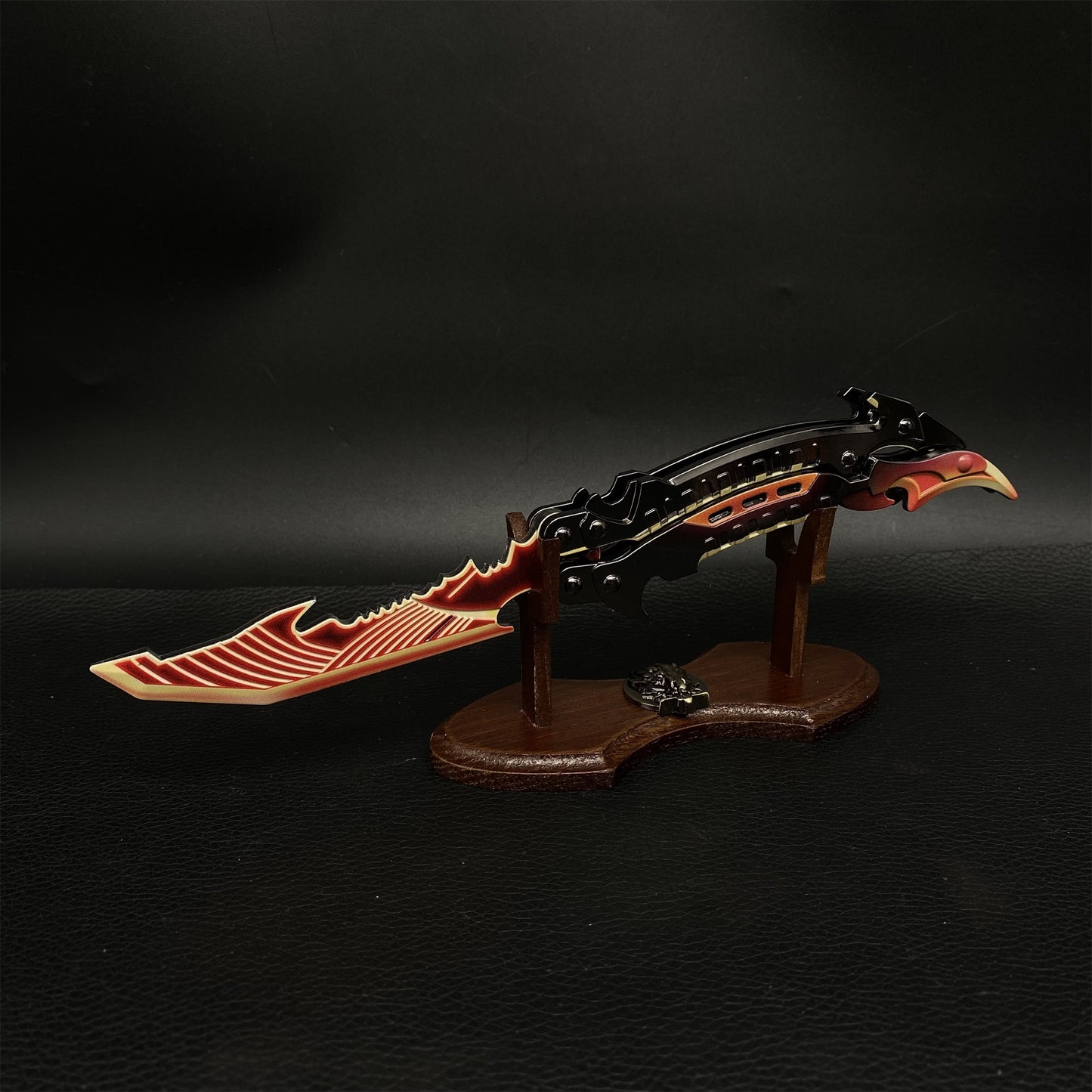 Metal Thunder Flame  Butterfly Knife Replica