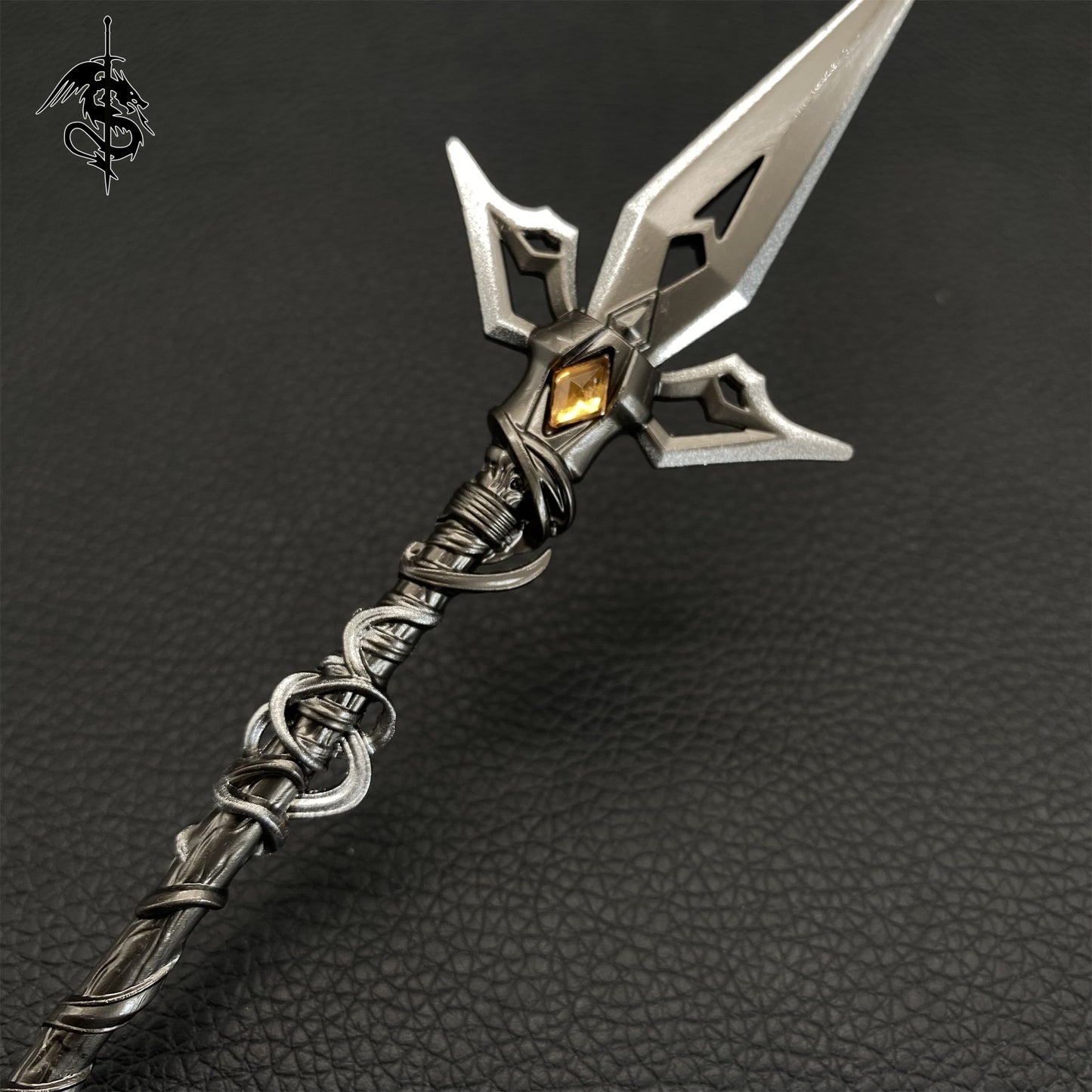 Perfect World Anime Game Peripheral Weapon Thunder War Spear Replica