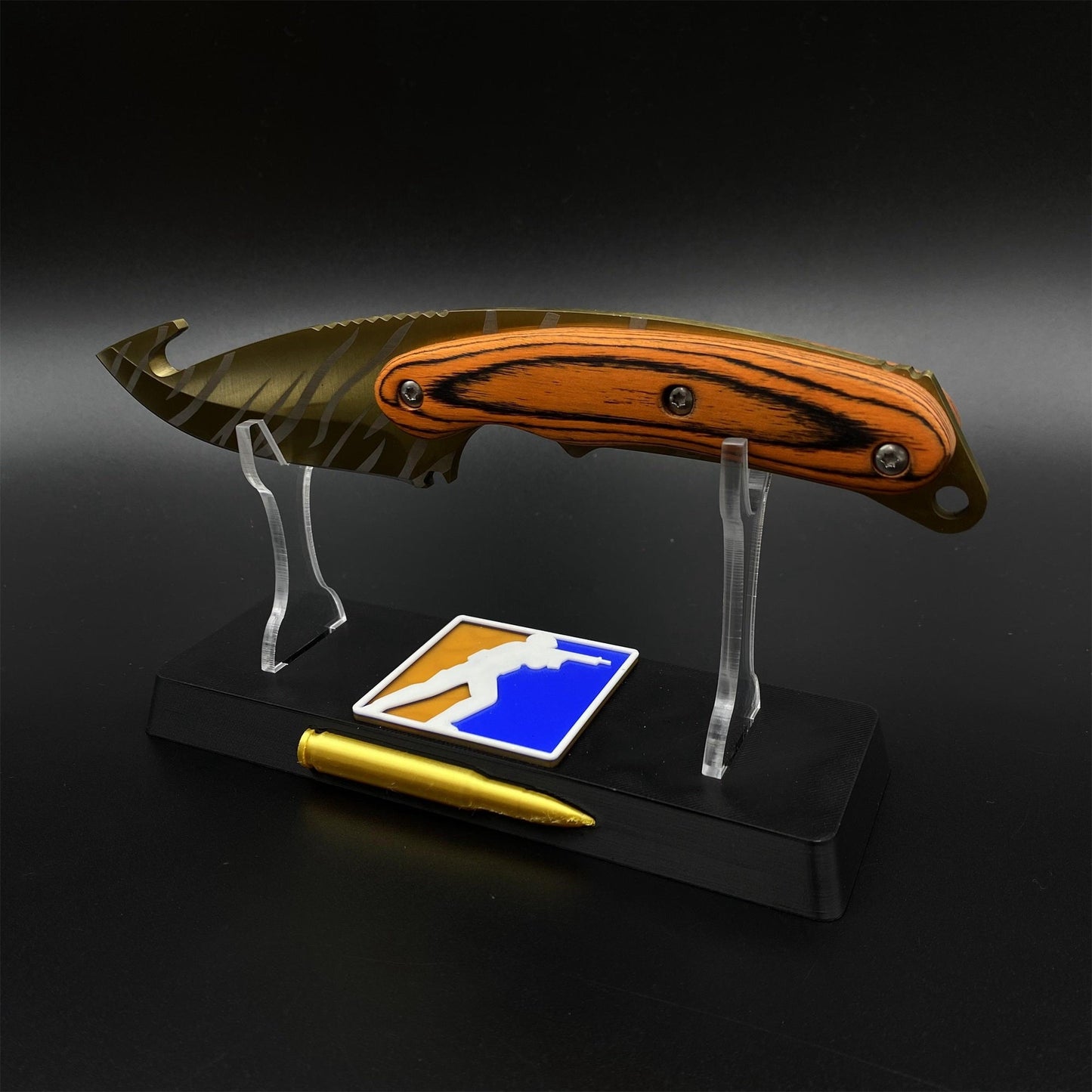 420 Steel CS2 Tiger Tooth Knife Collectible Model Outdoor Camping Knife
