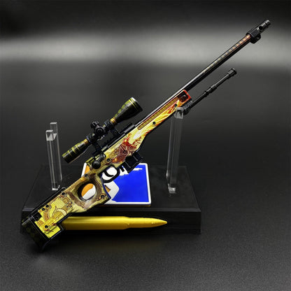 CS2 Game Peripheral - Dragon Lore AWP Metal Replica Game Prop Collectible