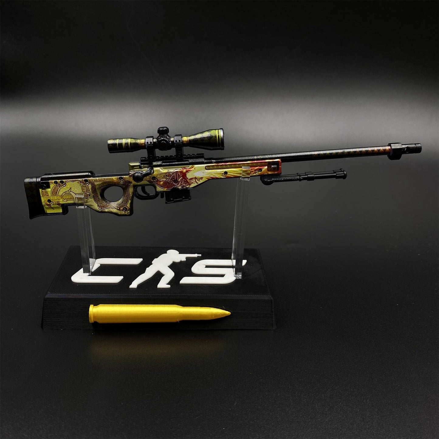 CS2 Game Peripheral - Dragon Lore AWP Metal Replica Game Prop Collectible