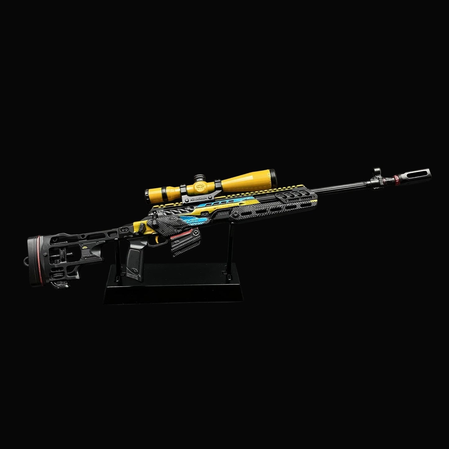 DF SV-98 Speed Rush Skin Sniper Rifle Metal Miniature