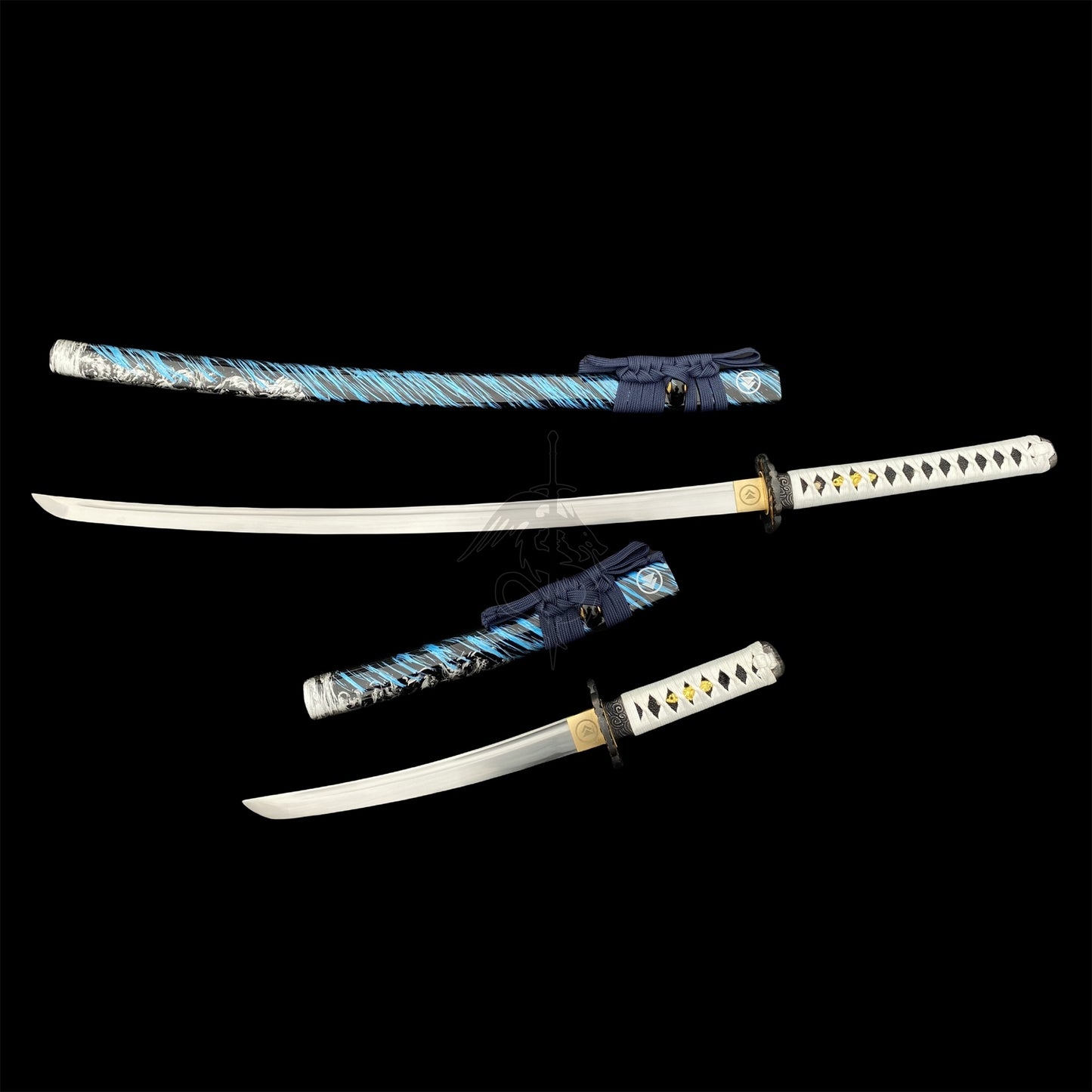 Anime Life-Size Katana Metal Props 2 In 1 Pack