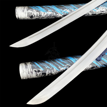 Anime Life-Size Katana Metal Props 2 In 1 Pack