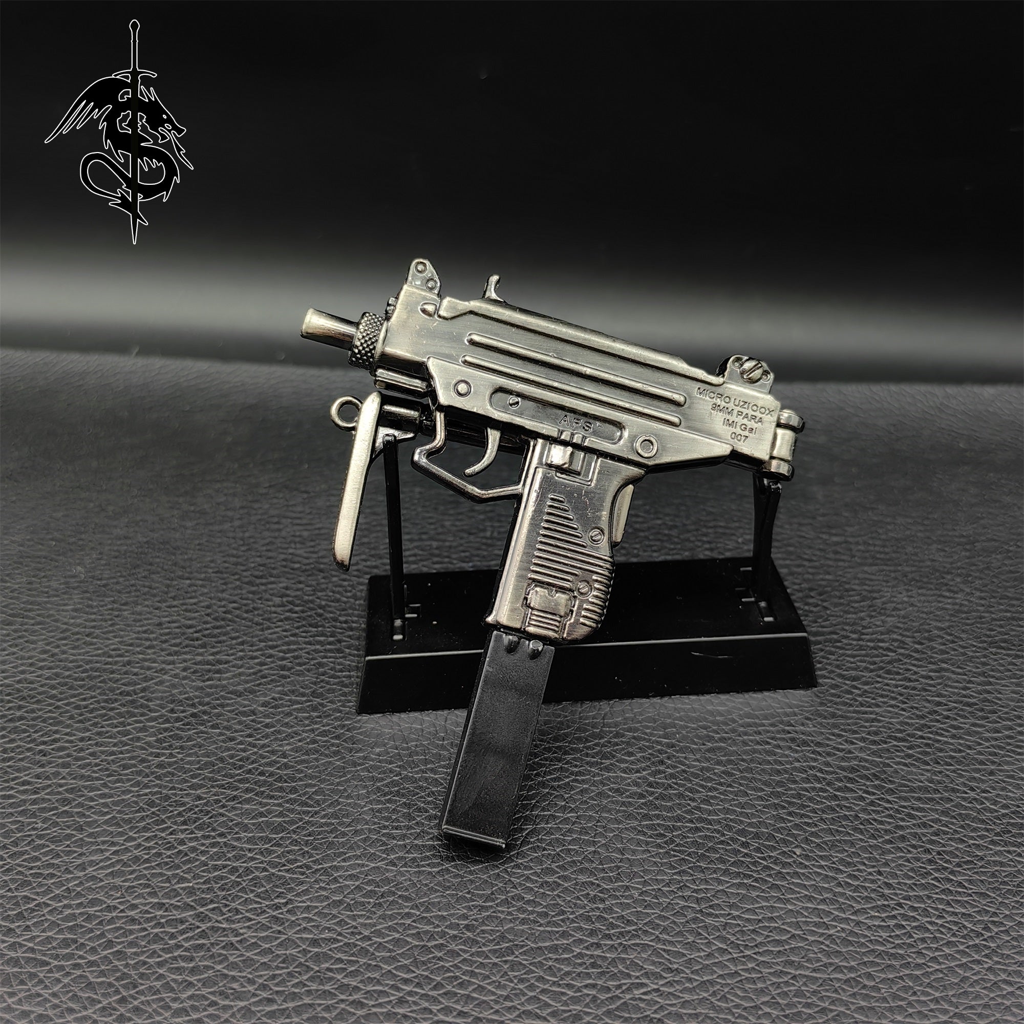 Submachine Gun Toy Metal UZI Submachine Gun Miniature Small Gun Toy Mini Replica – Miniwarrior
