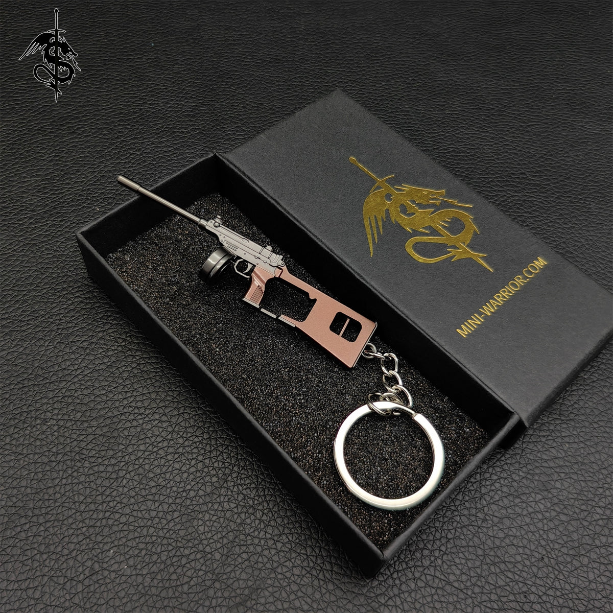 Mini V61 Submachine Gun Model Metal Keychain – Miniwarrior