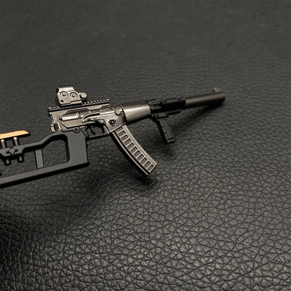 Tiny VSS Metal Gun Keychain