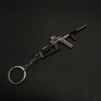 Tiny VSS Metal Gun Keychain