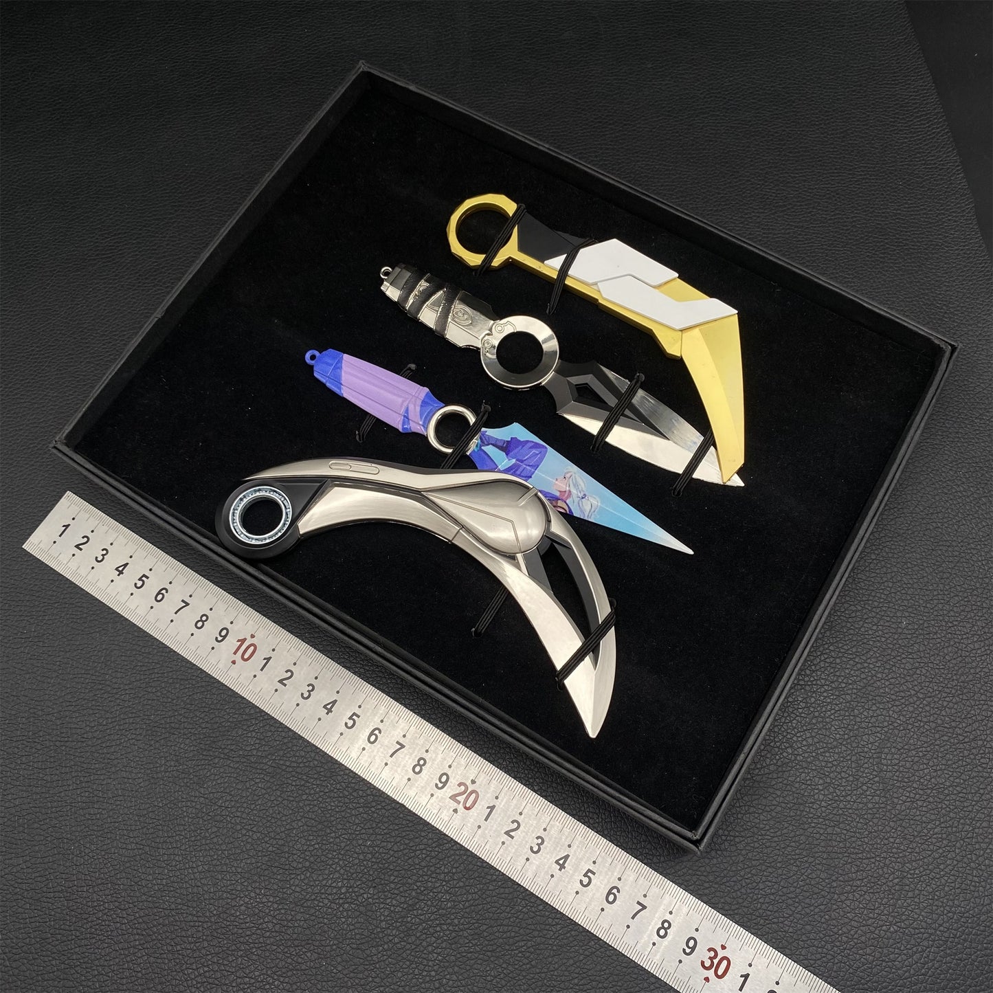 Val Game Karambit Metal Replica 4 In 1 Gift Box USA Stock