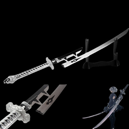 Virtuous Treaty White Katana Life-size Metal Replica